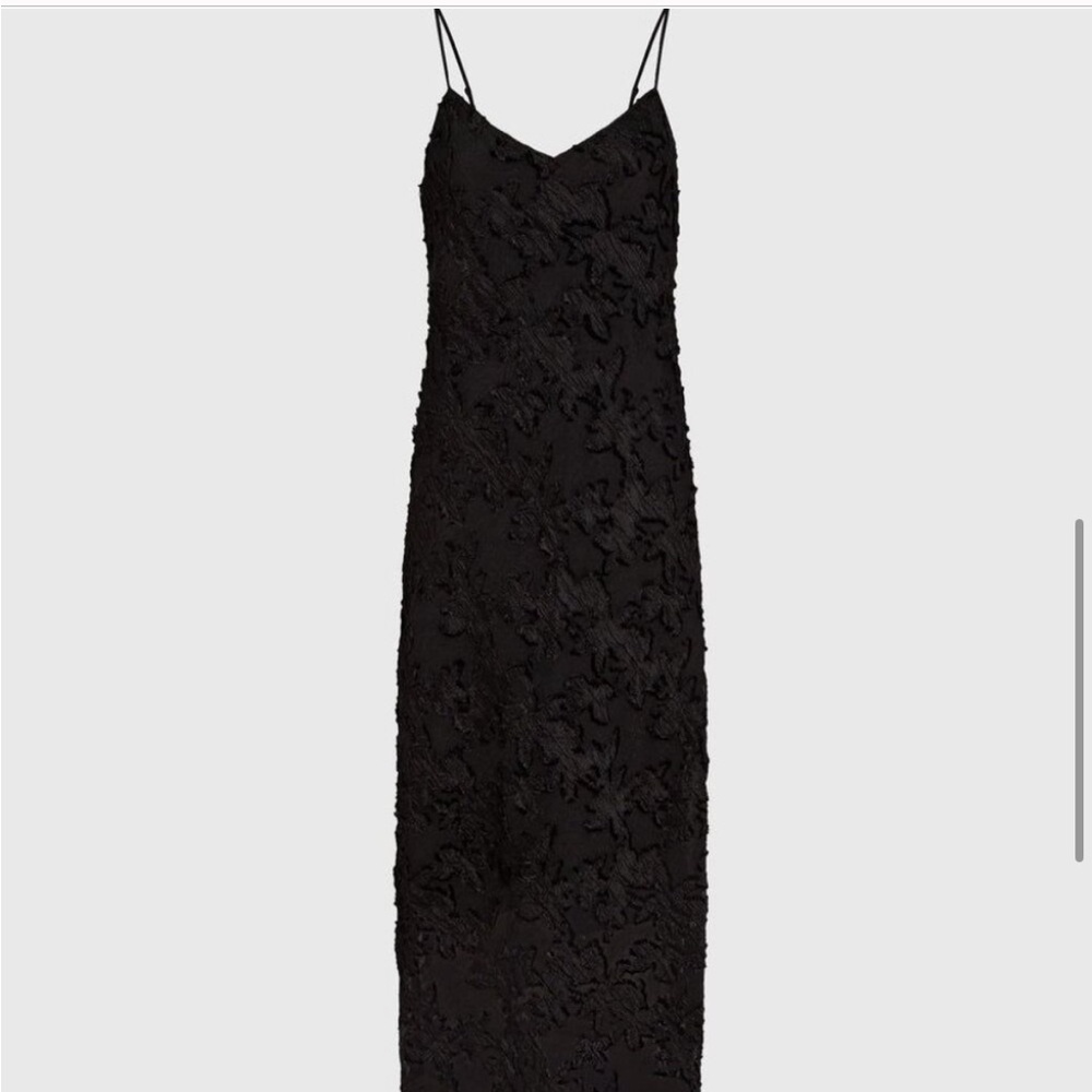 Club Monaco black textured dress